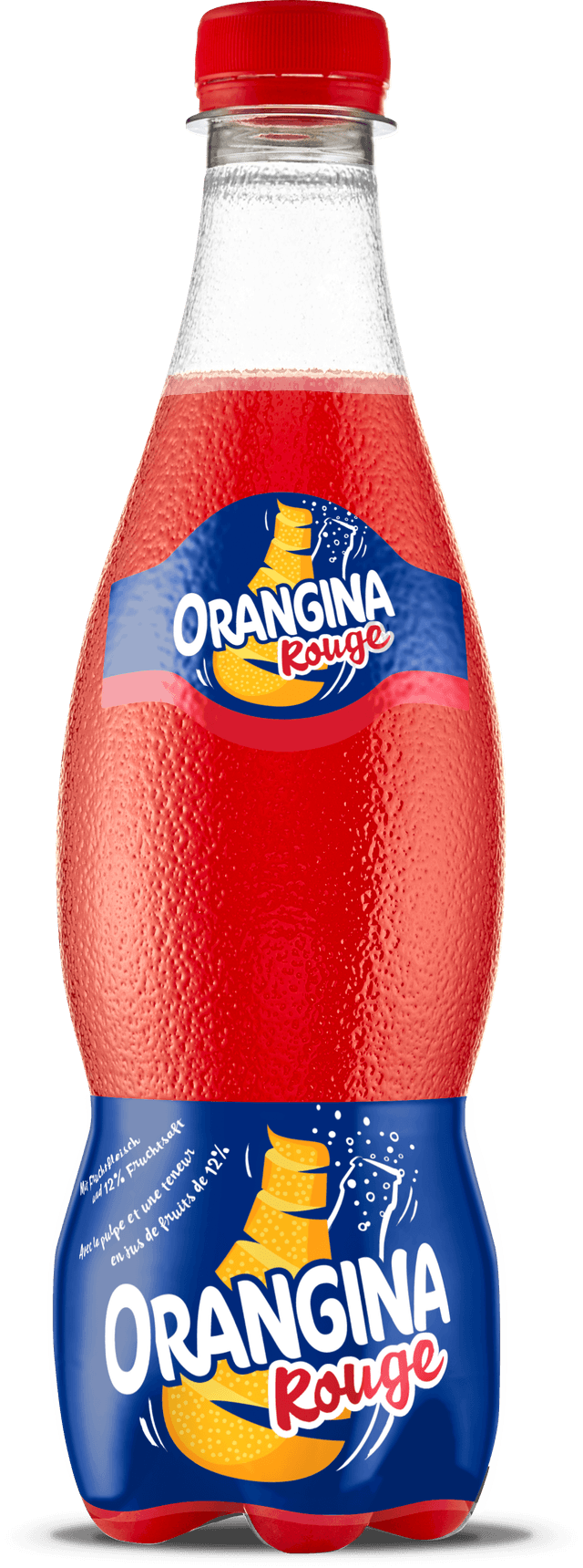 bottle of Orangina exploding